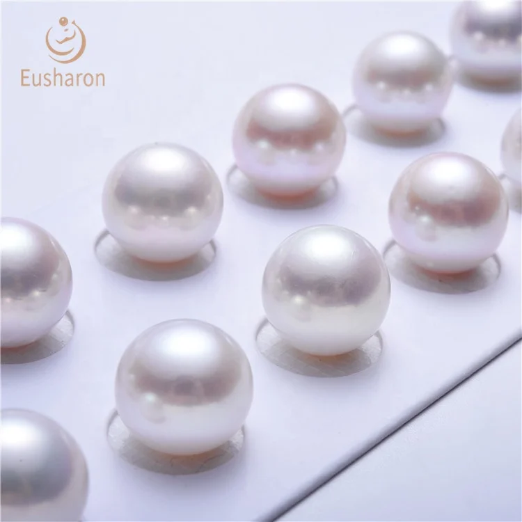 
Hot Selling 10-13mm AAA Perfect Round Matching Pair Edison White Cultured Natural Freshwater Loose Pearl 