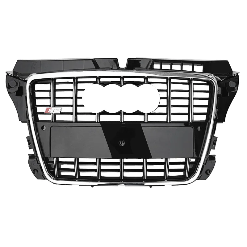 Drop shipping front S3 grill for Audi A3 8P 2008 2009 2010 2011 2012