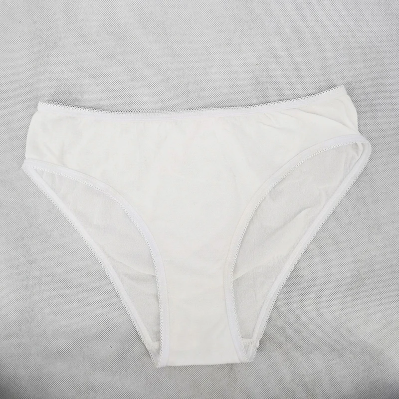 Eco-friendly Disposable Underwear Breathable Disposable Womens Briefs SPA Nylon Disposable Underwear For Maternity