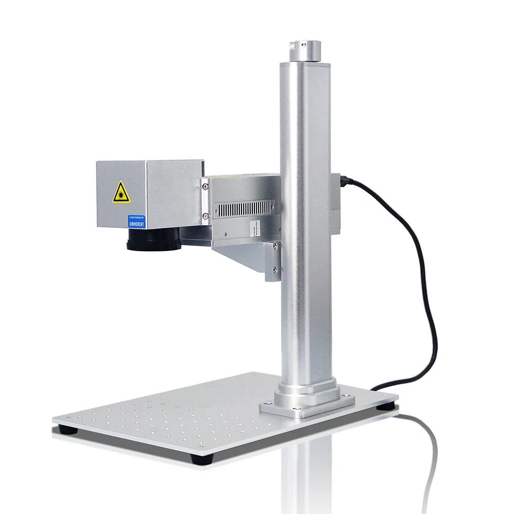 HUNST 20W Mini Laser Marking Machine JPT MOPA M8 Portable Fiber Laser for Stainless Steel Color Marking DIY Metal Engraving