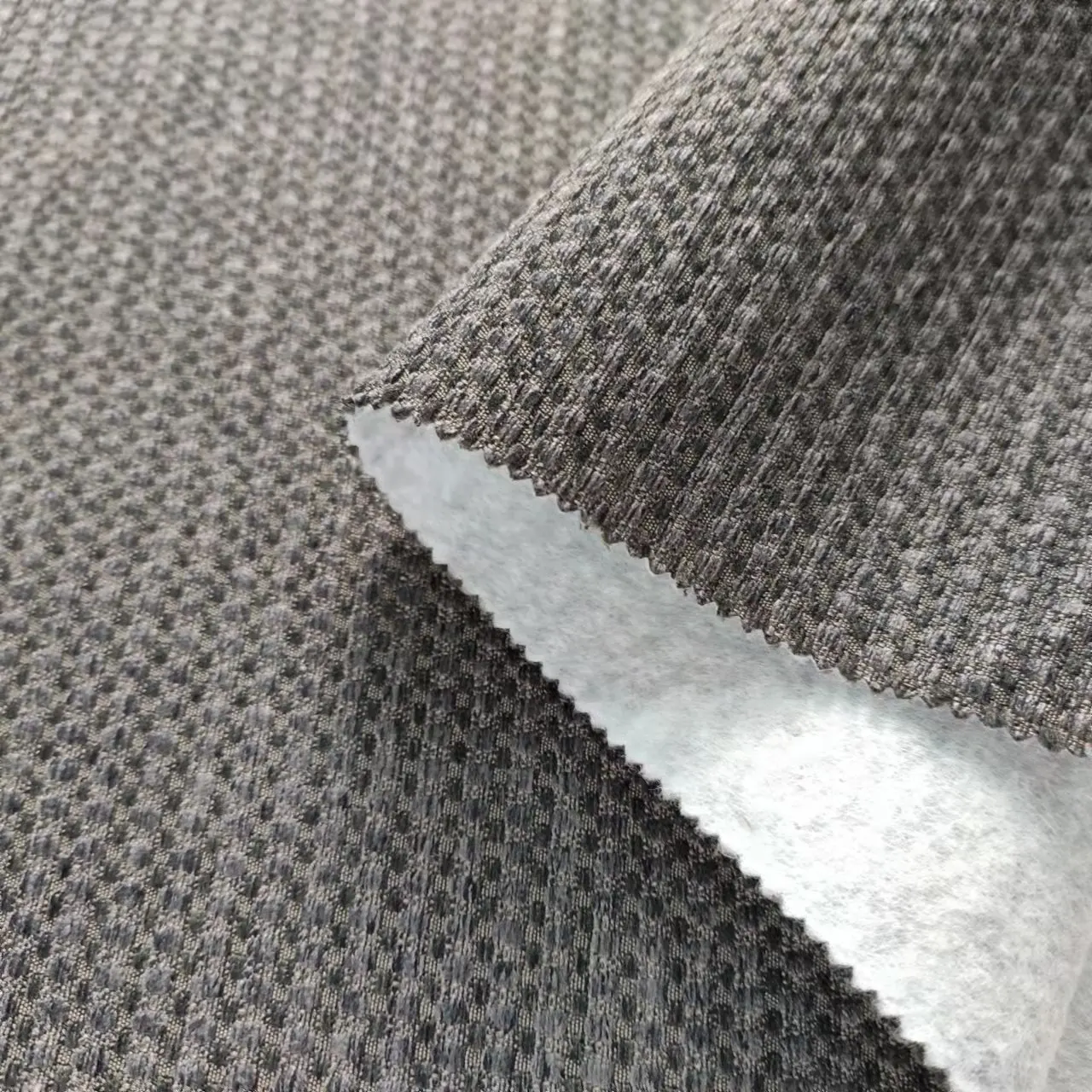 Wholesale Textile Upholstery Sofa 100% Polyester Linen Look  fabric for Furniture Fabric