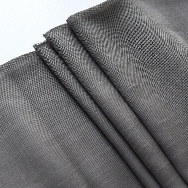 100% Polyester Fabric Live Room Curtains Linen Sheer Curtain Fabric