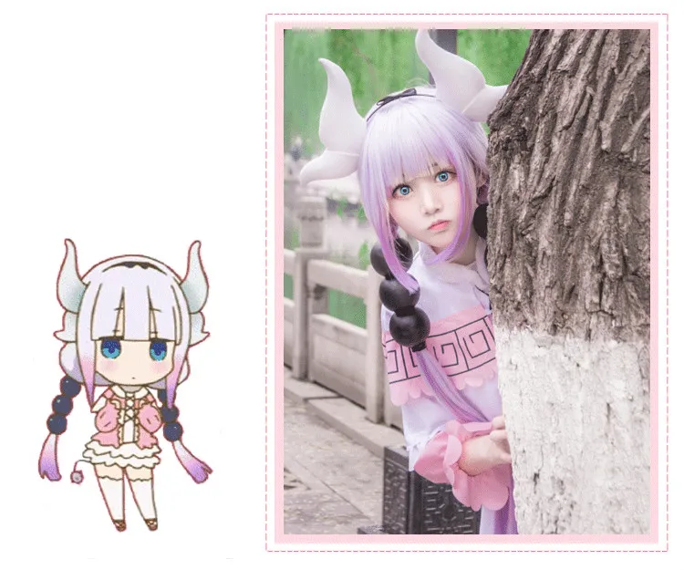 Новинка Kanna Косплей японское аниме Miss Kobayashi Дракон горничная камуй Кана косплей костюмы Хэллоуин рождественское платье для женщин