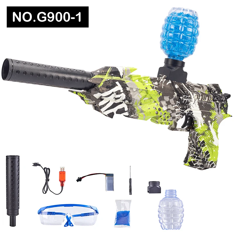 Wholesale Graffiti Gel Blaster Gun Electric High Speed Firing Gel Blaster Gun Outdoor Sports Toys Water Ball Guns