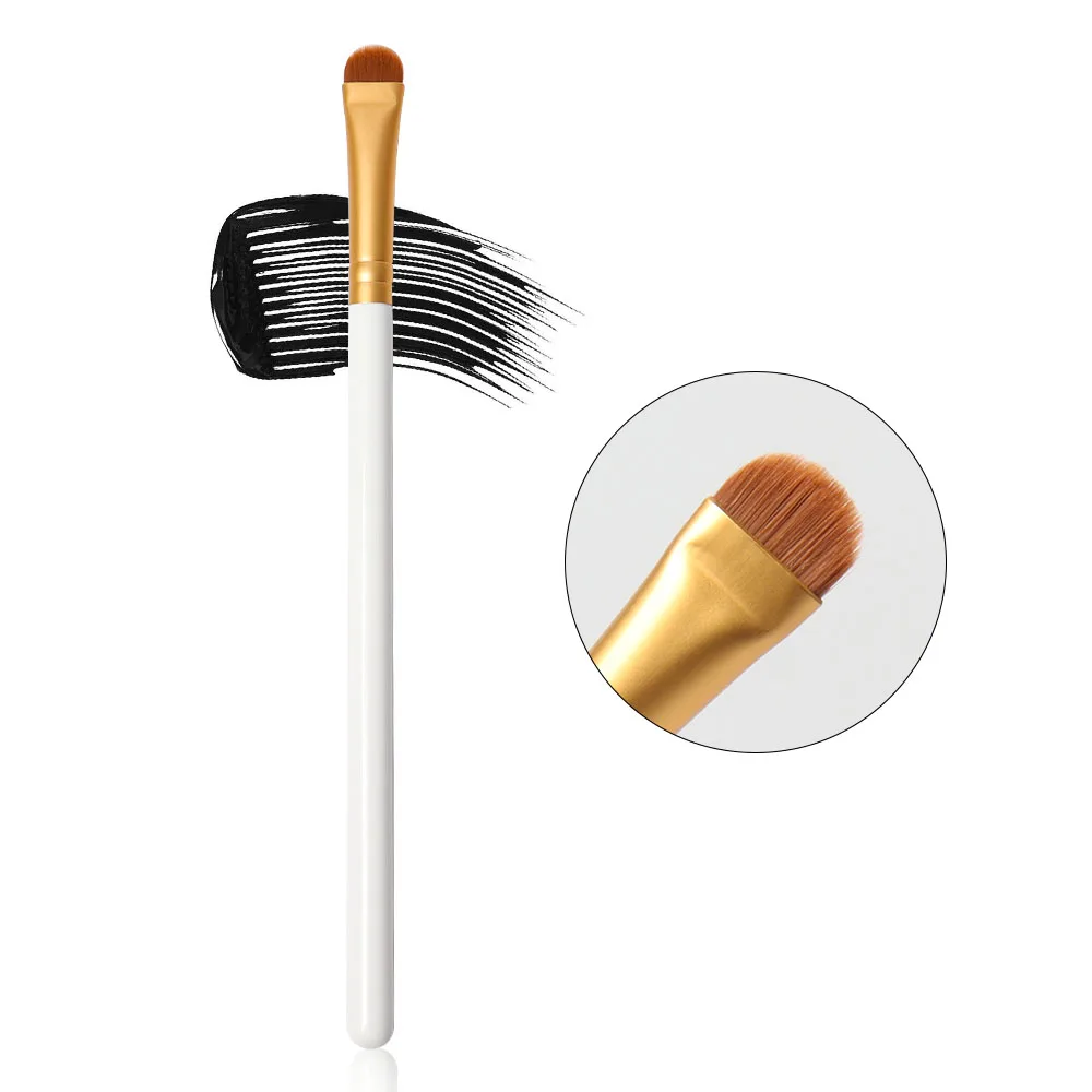 Ultra-Thin Fine Angled Eyeliner Brushes round Definer Brush Wood Handle Brow Lift Single Makeup Eyebrow Tint Dyeing Eye Lip Use