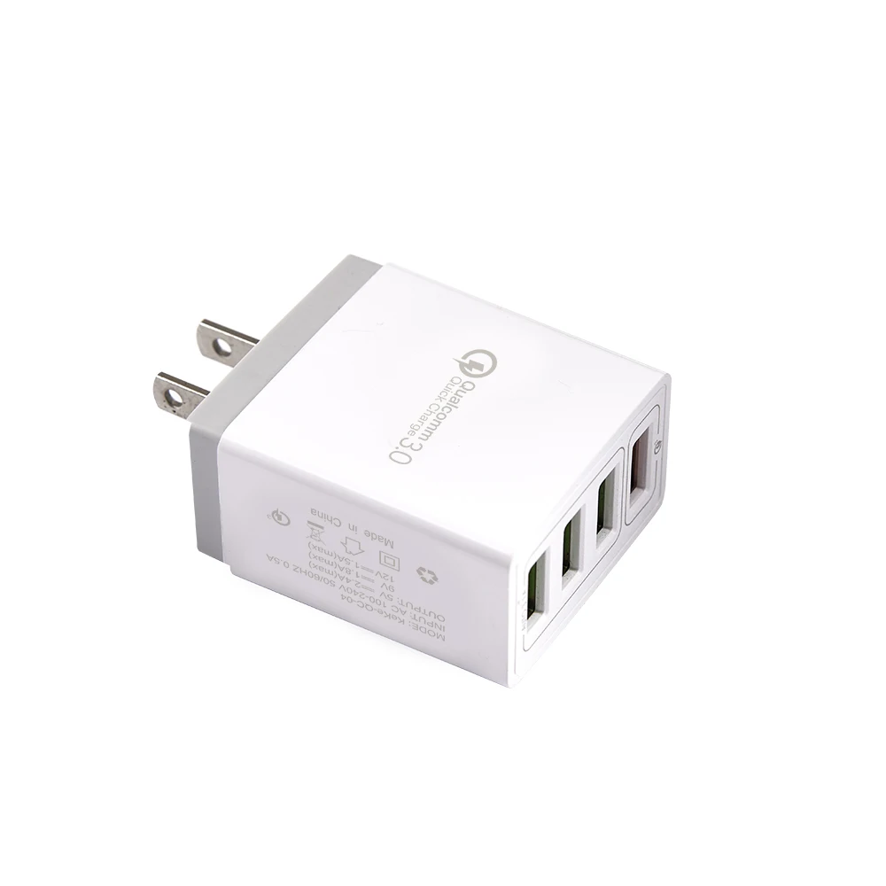 SIPU 3.1A Quick Charge 3.0 Fast Charger UK Plug 4 Port Usb Wall Charger for iPhone UK Plug QC3.0 USB Travel Charger