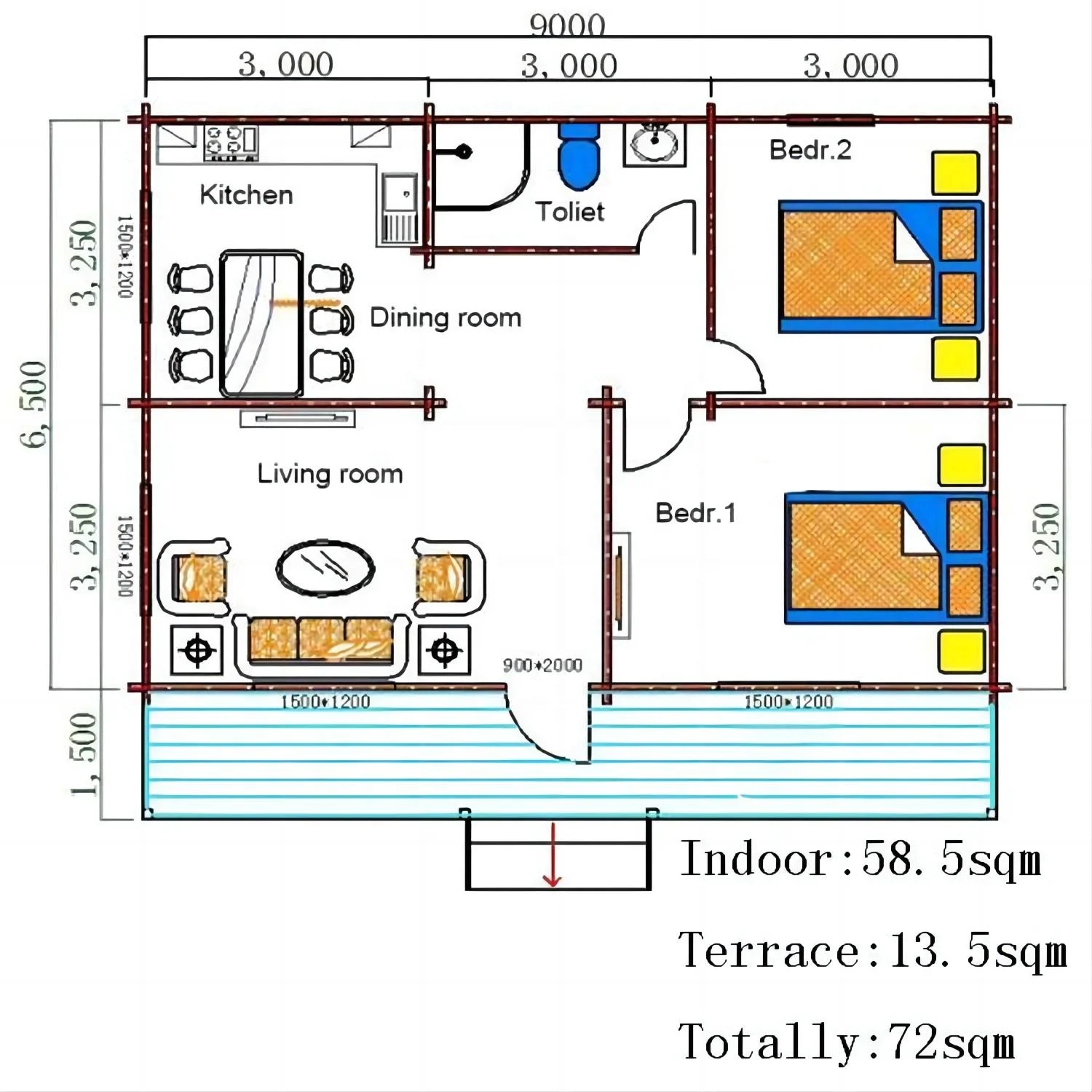 Традиционный сборный деревянный дом красивый коттедж
