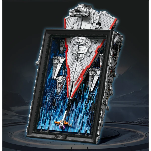 liangjun Reobrix 99007 5964PCS Movie series Interstellar Art Painting Building Blocks Puzzle Toy birthday gift