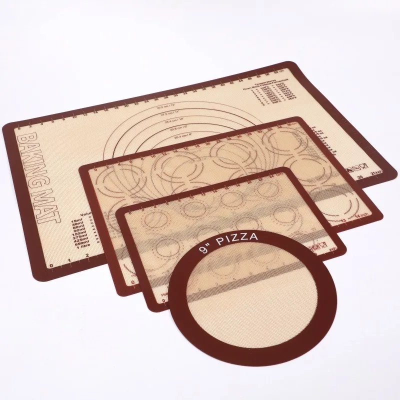 Round Backing Mat Non Stick Silicone Baking Mat Round Cooking Sheet For Microwave Oven Cooking Sheet