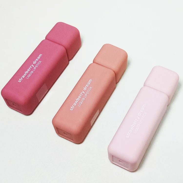 
Hot Sale Matte Liquid Lipstick Waterproof Red Velvet Lip Makeup Long Lasting Lip Gloss Tint Matte Lipgloss Tube 