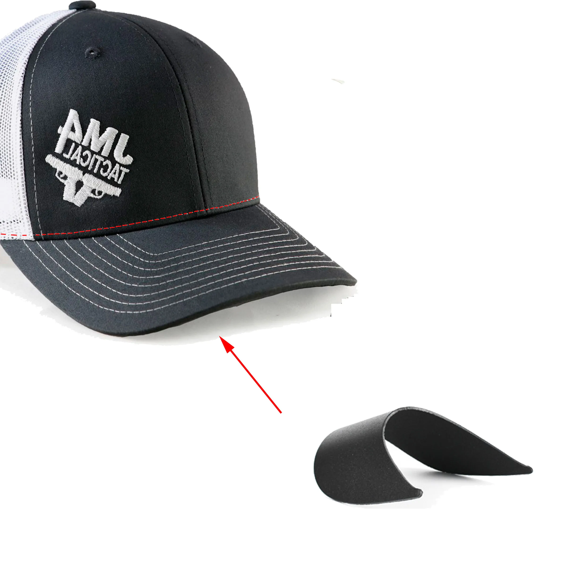Good Economic Black Mesh Cap visor