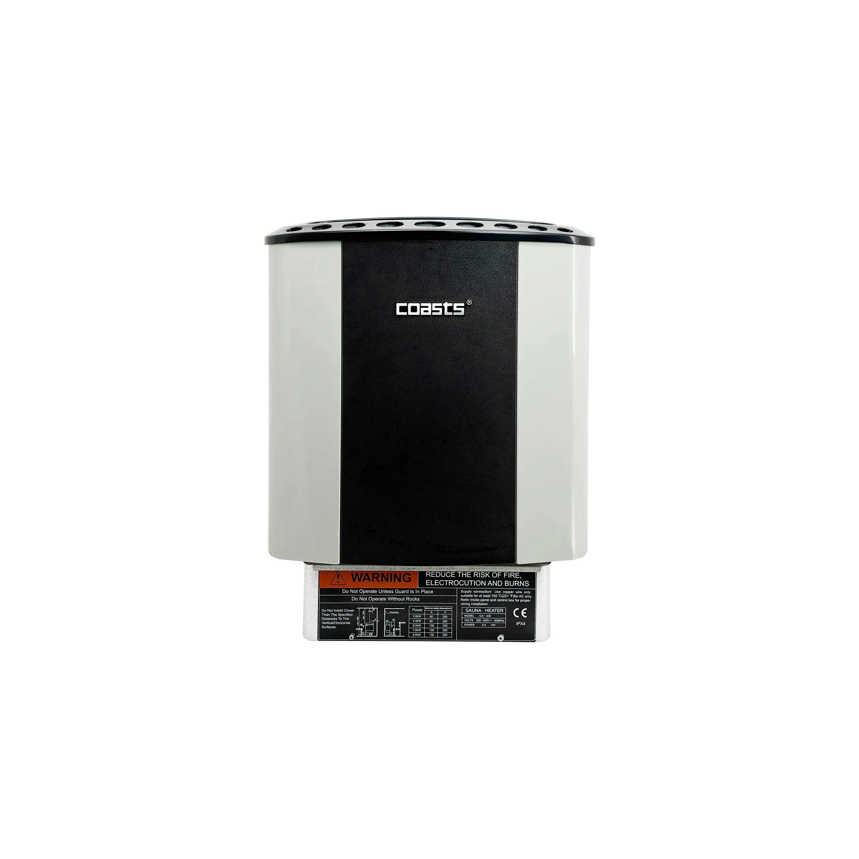COASTS 4.5kw Superior Electric Sauna Heater High Quality Sauna Stove for Barrel Sauna Room