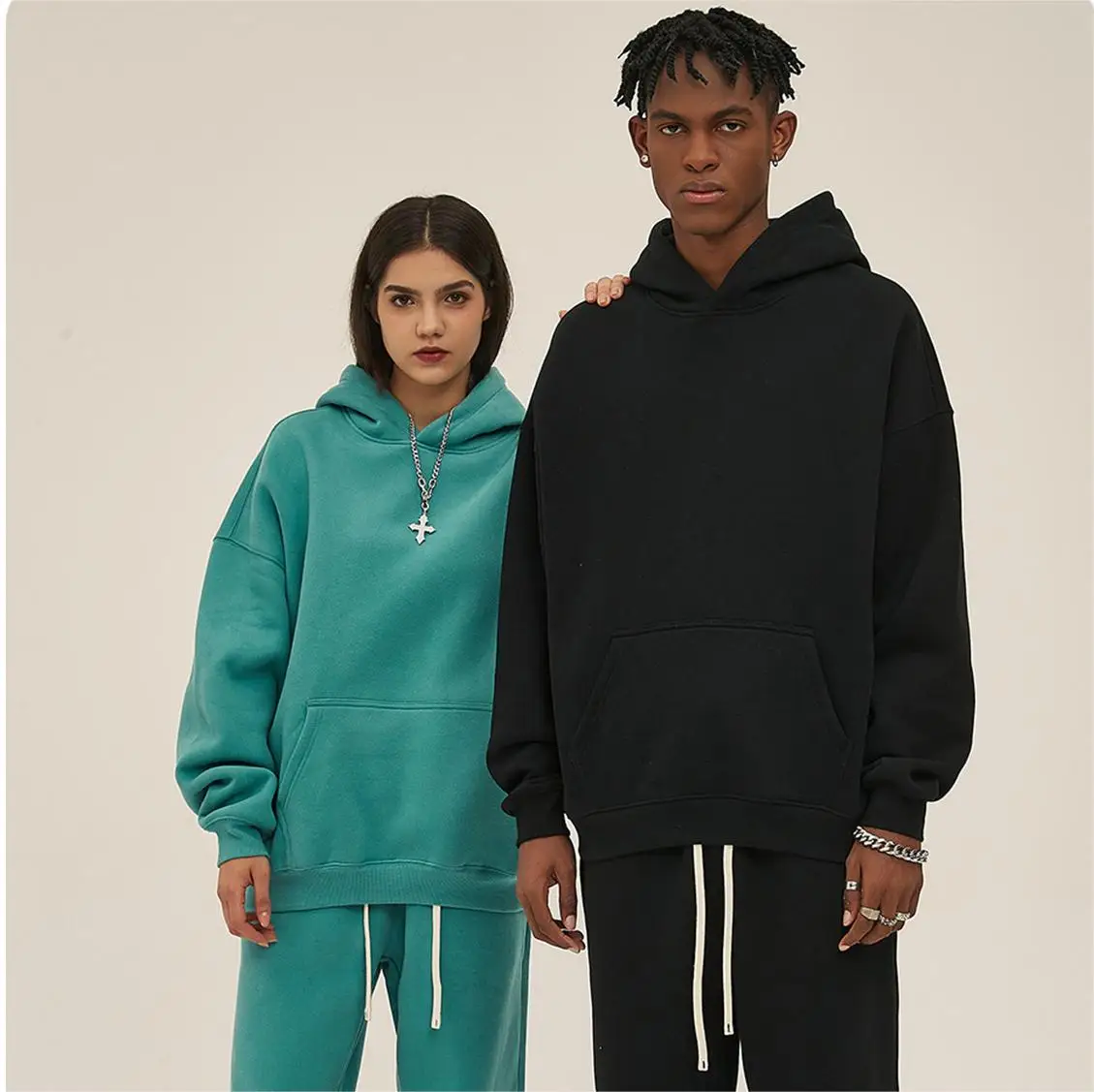 Tech Fleece Oversized Sport Tracksuit Men Vintage Jogging Suits Soft Breathable Tracksuit 350 Gsm Cotton Custom Logo Adults