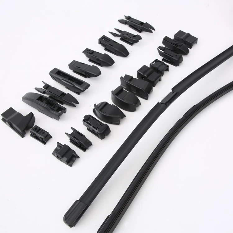 Multi functional original car buckle silicone coated rubber strip wiper manufacturer direct universal boneless wiper