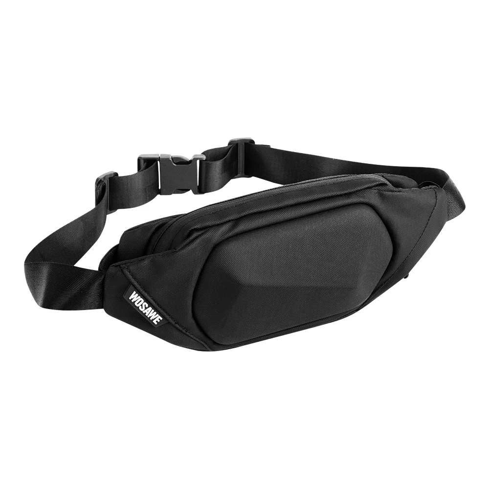 WOSAWE Motorcycle Bag Waist Pack Outdoor Sports Side Bag Adjustable Riding Travel Cycling Fanny Pack Wear-resistant