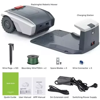 AKX Mini Robot Lawn Mower 550mm GPS with 24V Self-Propelled Technology Smart DIY Grade Wholesale Prices