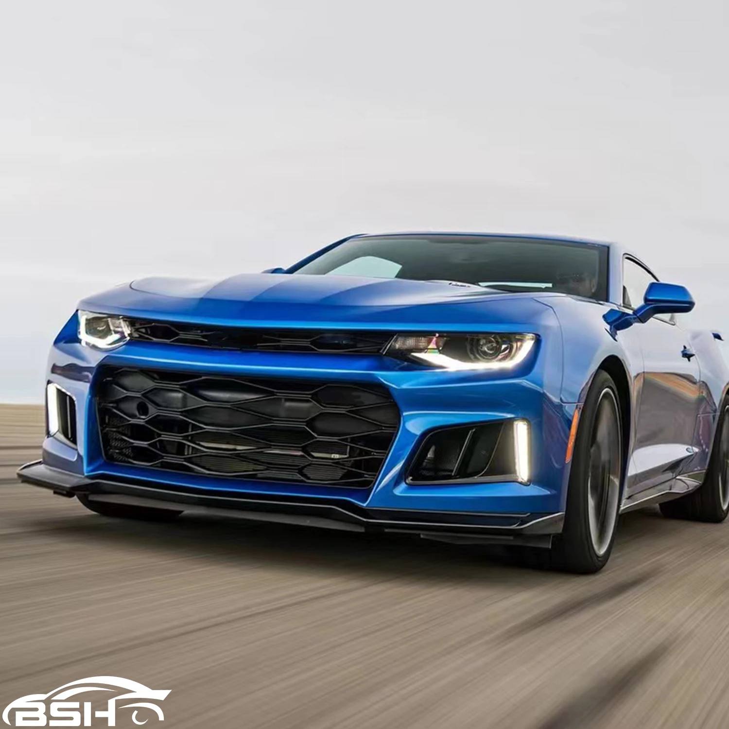 ZL1 Style Auto Body Kit Front Bumper Lip Grille Car Bumper For Chevrolet Camaro 2016-2018