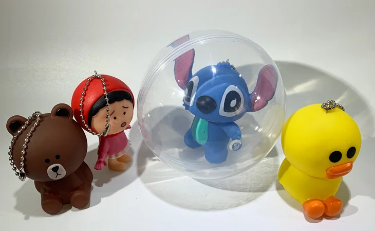 Игрушки Gashapon разных размеров 32 мм 45 65 75 100 для капсульных игрушек торговый автомат по низкой