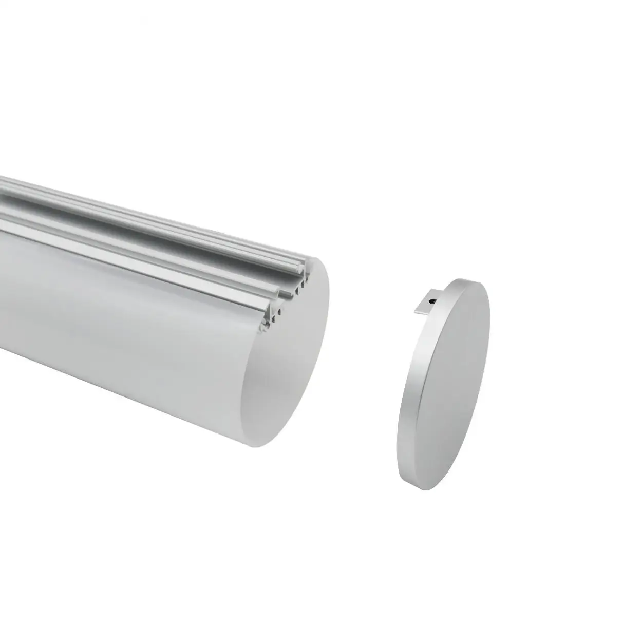 100mm Diameter suspended round shape LED aluminum profile for led lighting