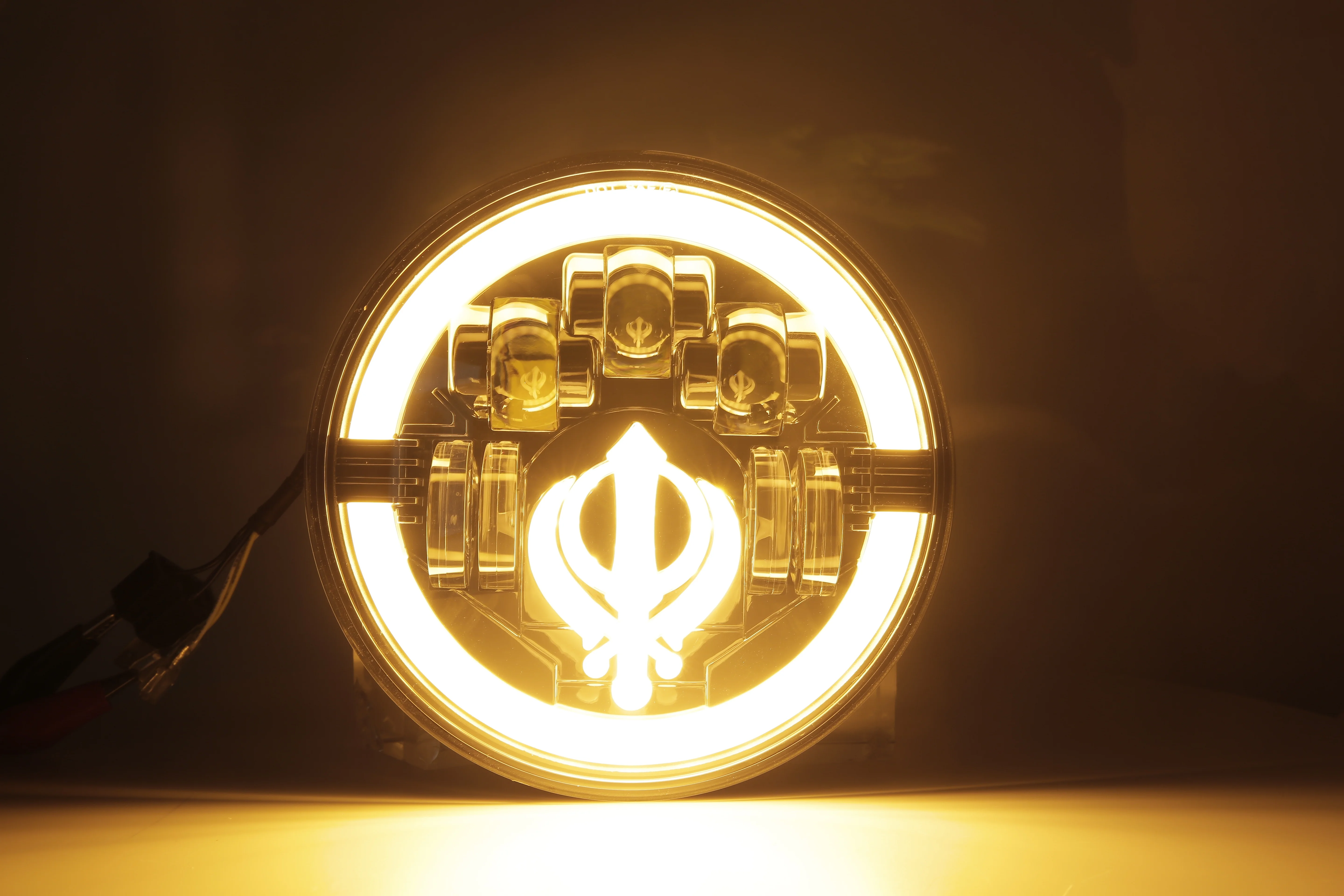 Motorcycle Round Headlight for Royal Enfield Classic 350 Accessories Hunter 350 Scram 411 Meteor INT650 Continental GT Himalayan