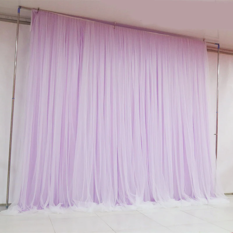 2m*3m light pink backdrop board church decoration stage curtain  party wedding  for sale