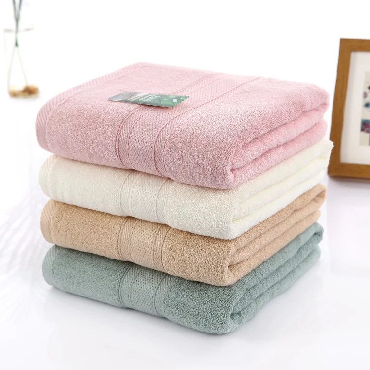 Factory price luxury soft bath towel dobby bamboo bath towel