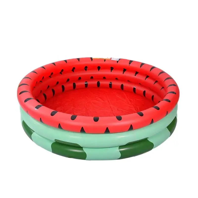 Inflatable Pool Float Manufacture Round Inflatable Outdoor Kids Swimming and Wading Watermelon Pool for Ages 2 and Up