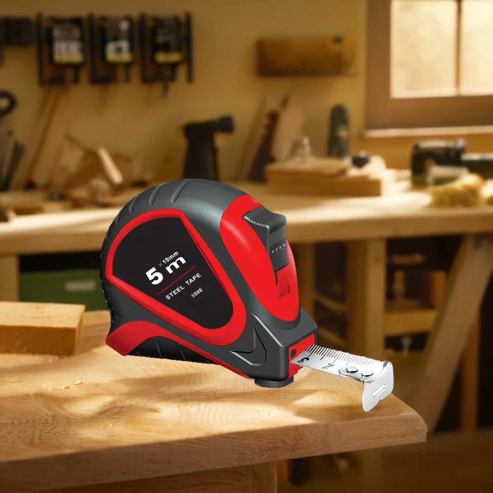 Retractable Steel Measuring Tape 2m to 8m Lengths 5m 7.5m 3m 3.5m Metric System with 16mm Blade Width