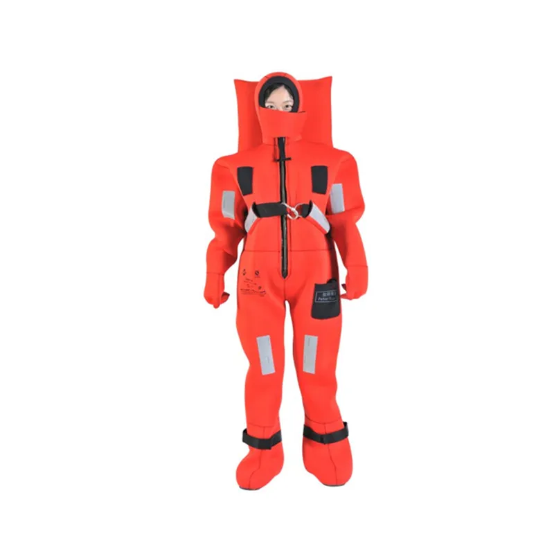 CR Expanded Neoprene Composite Cloth 5mm Immersion Suit For Marine Survival Suit