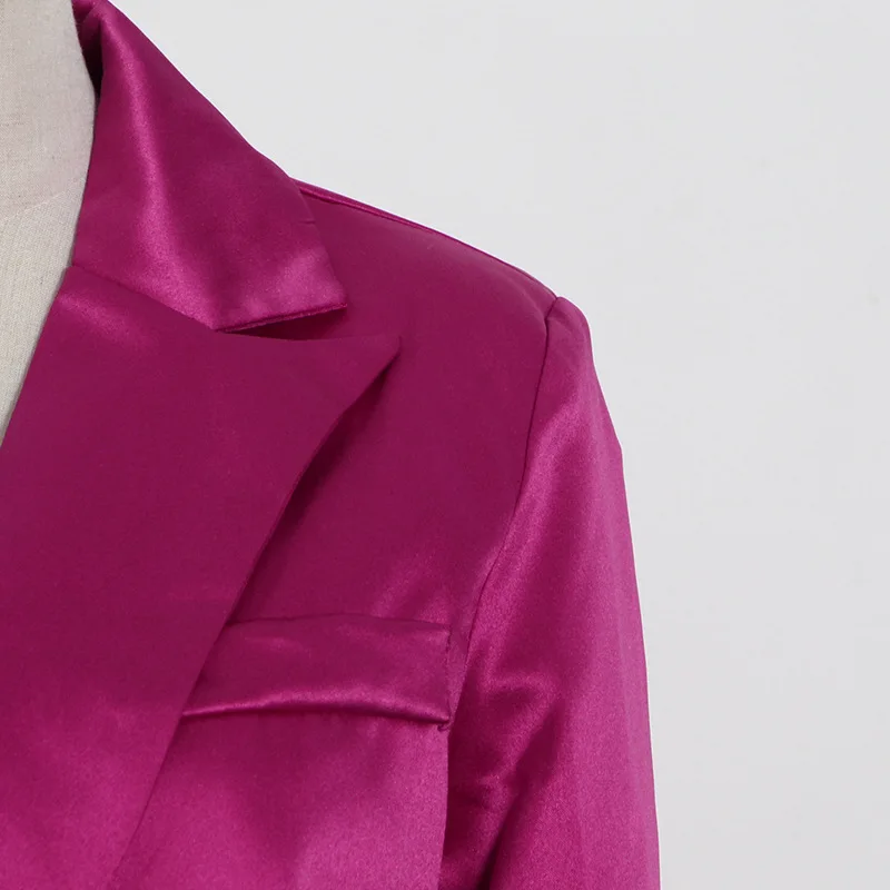 2022 hot selling 3piece womens suit purple dress and jacket suite set for women