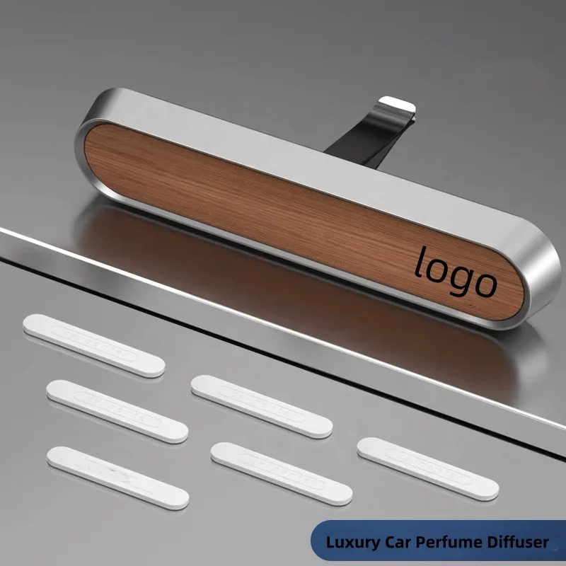Customized Logo Car Perfume Diffuser Vent Clip Air Freshener with Fragrance Diffuser for Car