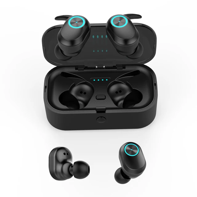 Громкой связи Bluetooth гарнитура спортивные наушники вкладыши гарнитура стерео bass Беспроводной Bt 5,0 наушники водонепроницаемые наушники-вкладыши TWS с наушники