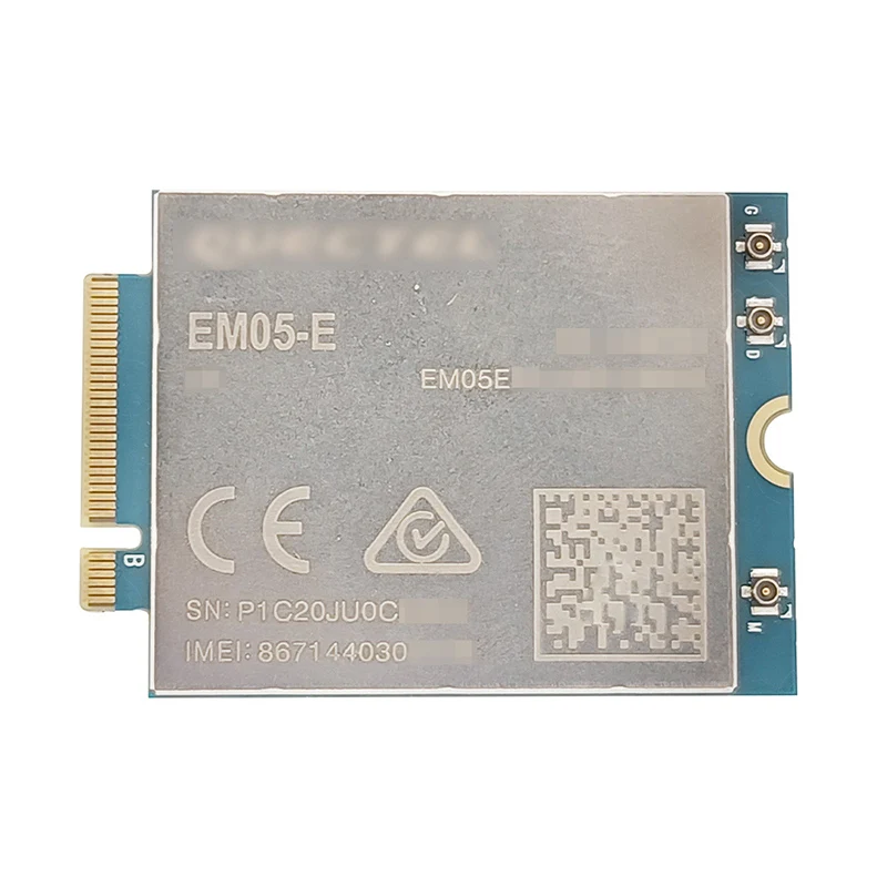 M.2 Modem shell Case M.2 to USB 3.0 Adapter Board + Quectel EM05-E/ EM06-E 4G IoT Module With Antenna Transfer Cable