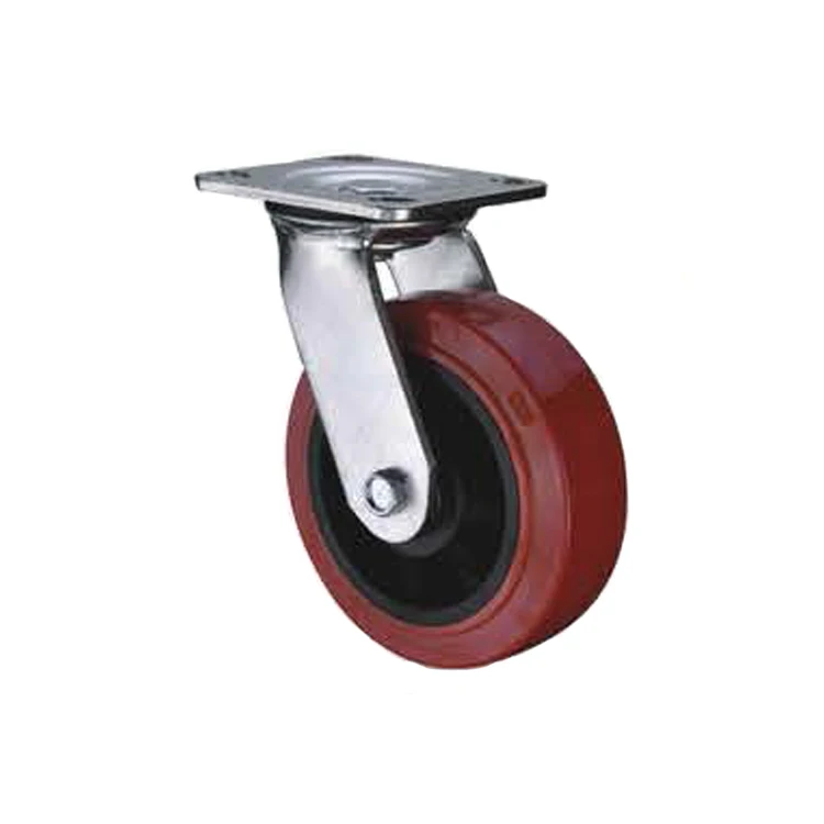Plastic Core Polyurethane Heavy Duty Swivel Castors Wheel 29100PU 29125PU 29150PU 29200PU