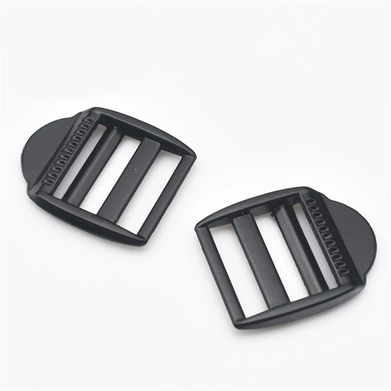 Wholesale Metal Ladder Lock Slider Bag Shoulder Strap Adjustable Buckle Inner 20/25/32/38mm Backpack Buckle Accessories