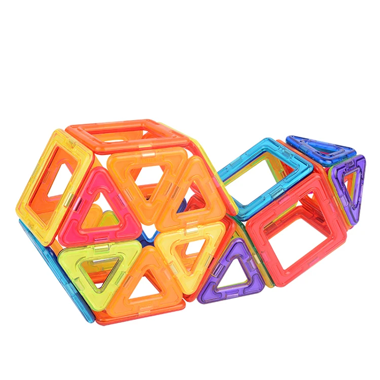 transparent ABS material magnetic building blocks toys
