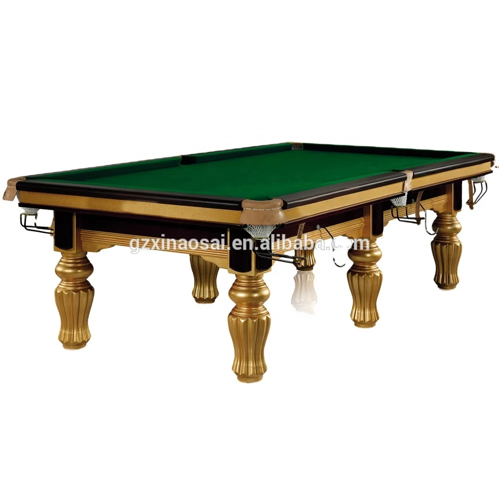 9ft solid wood slate snooker  pool table for factory price