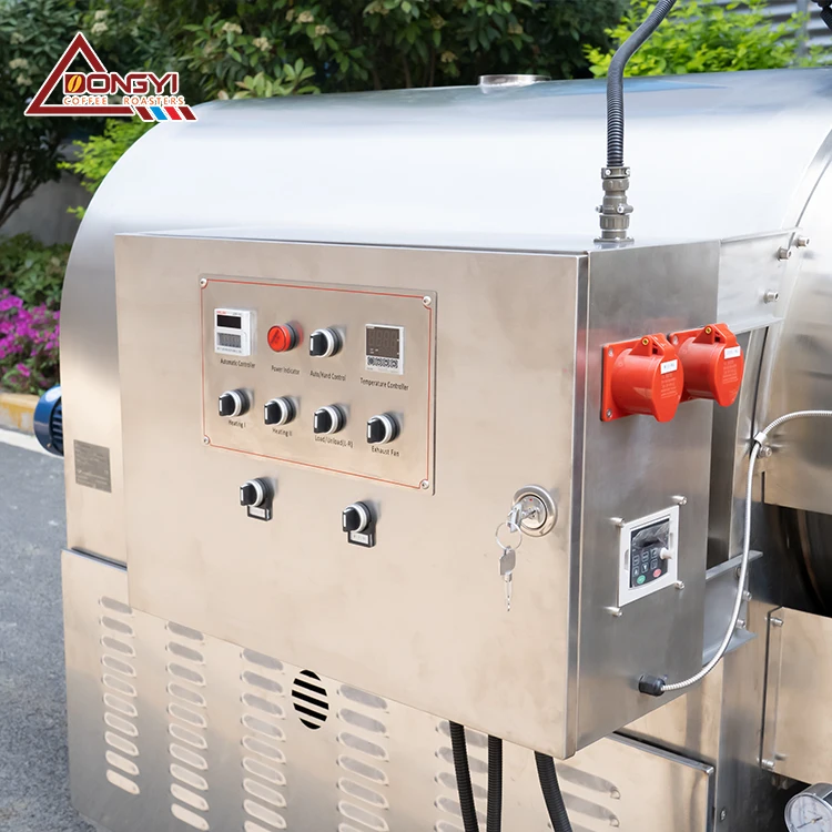 Industrial Peanut Roasting Machine 200kg Nut Roaster for Bakery Use