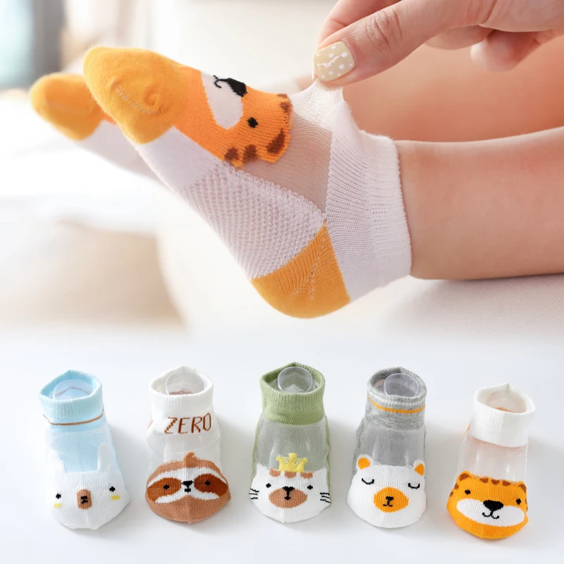 Customized thin cotton cartoon socks baby socks