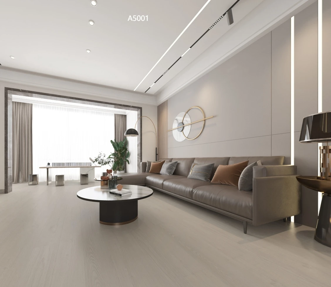 Interlocking laminated floor