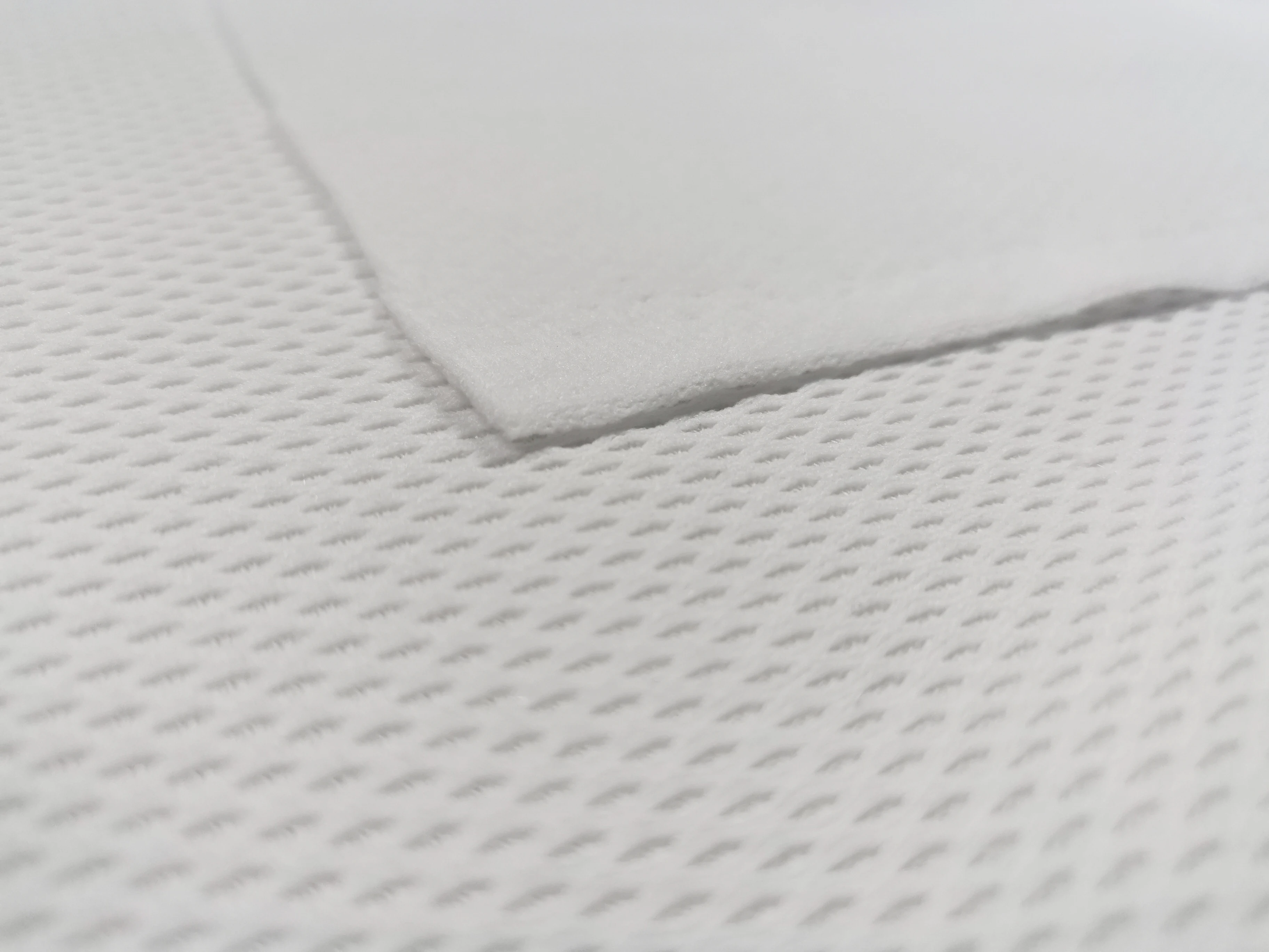 
3d Air High Distance Spacer Stretch Jewled 100 Polyester Mesh Fabric Customized 