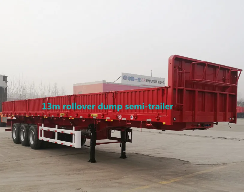 Высокое качество 40 тонный самосвал прицеп с предотвращением скатывания, самосвал с опрокидывающимися песка, камня, горных пород с транспортировки угля 3-х осевой 13 м самосвала полуприцеп