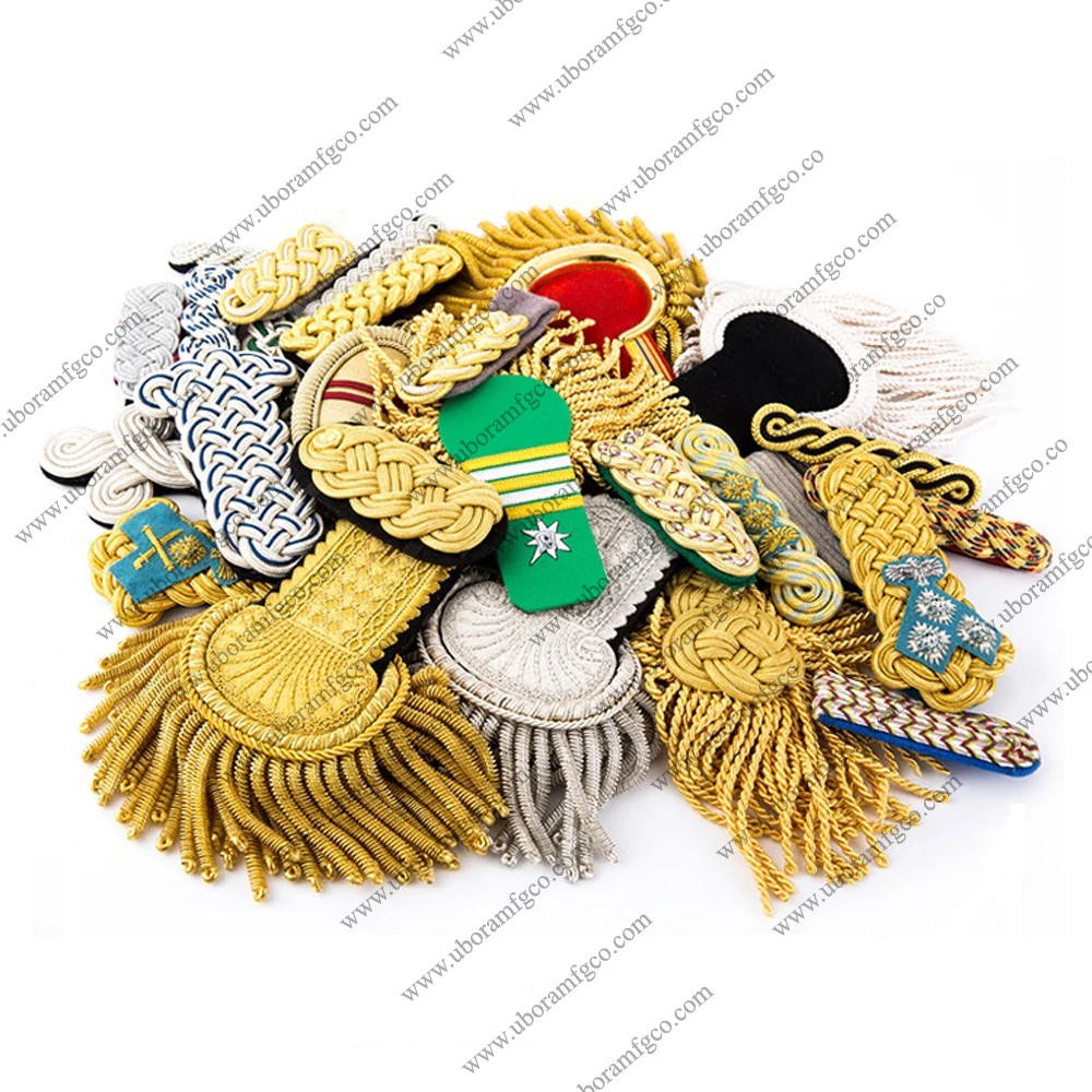 Military epaulettes, custom navy epaulettes, army epaulette police security uniform shoulder boards rank epaulet