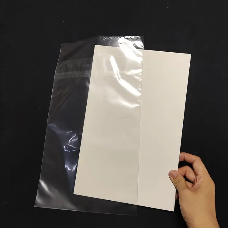 customize Clear Transparent OPP Self-Adhesive Plastic Poly Bag with Flap use for Packaging poster, comic book bag