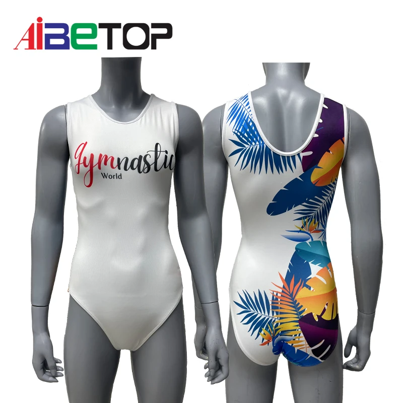 Cotton Spandex Gymnastics Leotards Gymnastics Dancing Bodysuit