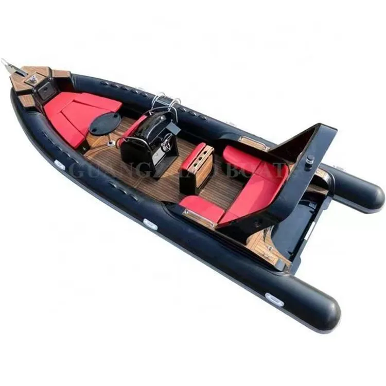23.3ft Luxury RIB Hypalon Inflatable Fishing Rowing Boat cheap china rib boats