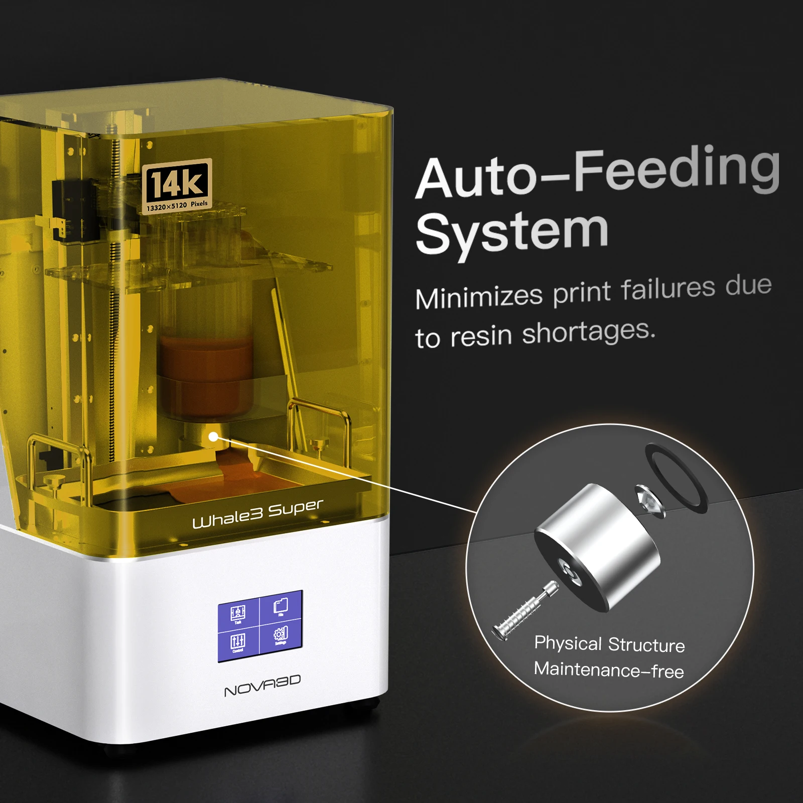 2024 Hot Selling Gold Jewelry Making High precision 14k 3d Printer 405 nm LCD/DLP High wax casting jewelry 3d printer machine