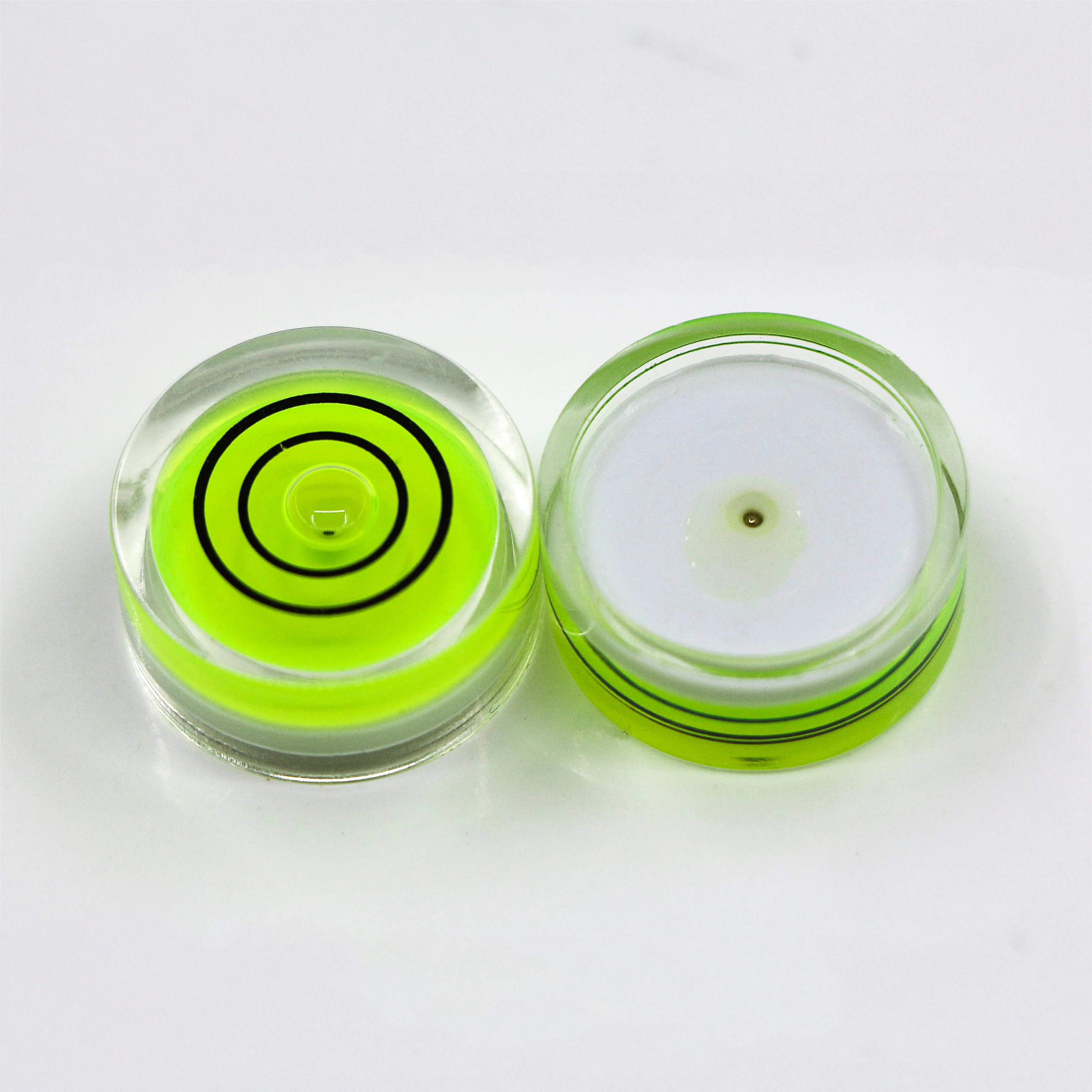 high transparent appearance plastic circular level bubble vial spirit level vial