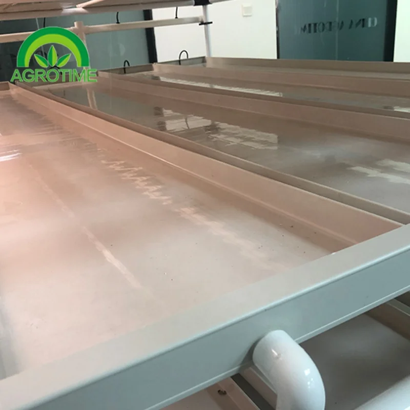 Гидропонные лотки microgreen для выращивания растений применяемые в кормовой системе чистые пищевые из ПВХ