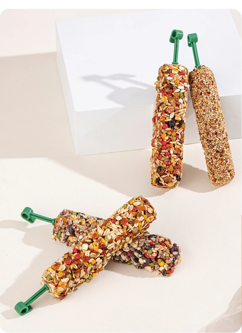 New listing Supplement trace elements Fruit Vegetables Nut Bird Food Molar beak Parrot Food Bird Grain Snack Stick